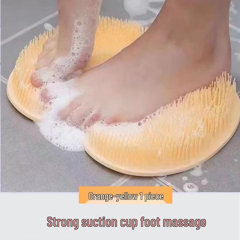 Non-Slip Foot Massage & Cleaner Mat with Suction Cup for Home Bathroom Use