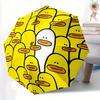 1pc Duck Pattern Automatic Opening/Closing Folding Umbrella with 68 Ribs, Plastic Handle, Windproof Portable Sunshade Umbrella Halloween and