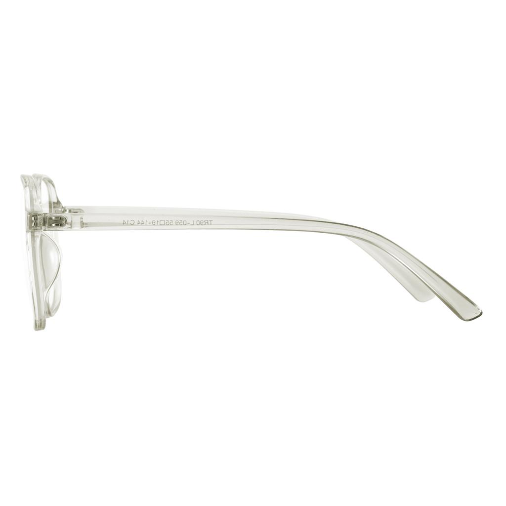 Men Women TR90 Oversized Transparent Spectacle Light Square Full Rim Eyeglasses Frame For Prescription Lenses For Far And Near