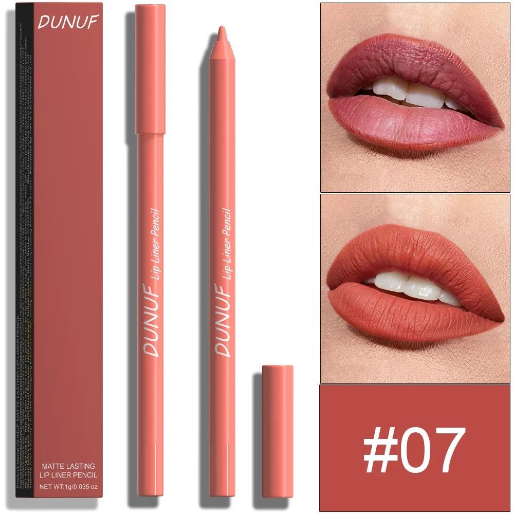 23 Kolory Piankowy Lipliner Trwały Wodoodporny Szminka w Pisaku Miękka Mgiełka Delikatne Różowe Brązowe Fioletowe Kolory Matowa Kredka do Konturowania Ust