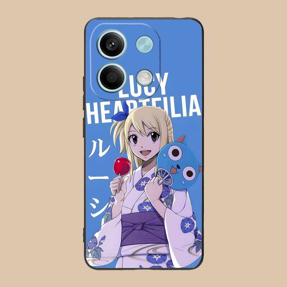 Fairy Tail Lucy Mobile Phone Case for POCO F7 F6 F5 F4 F3 F2 Pro GT C75 C71 C65 C61 C40 Pro Ultra Colorful Printing Cover Cover