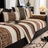 Nordic Chenille Sofa Covers for Living Room Anti-Slip Dustproof Broad Stripe Sofa Covers  Universal Sofas Funda Sofa