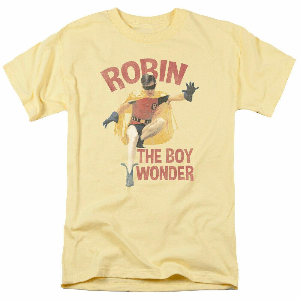 Classic Batman Boy Wonder T-shirt Mens Licensed Classic TV Merch Robin Banana M