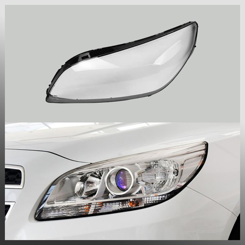 Car Front Lights Case For Chevrolet Malibu 2012 2013 2014 2015 Car accessories Headlight Cover Headlight Lens Glass Car parts