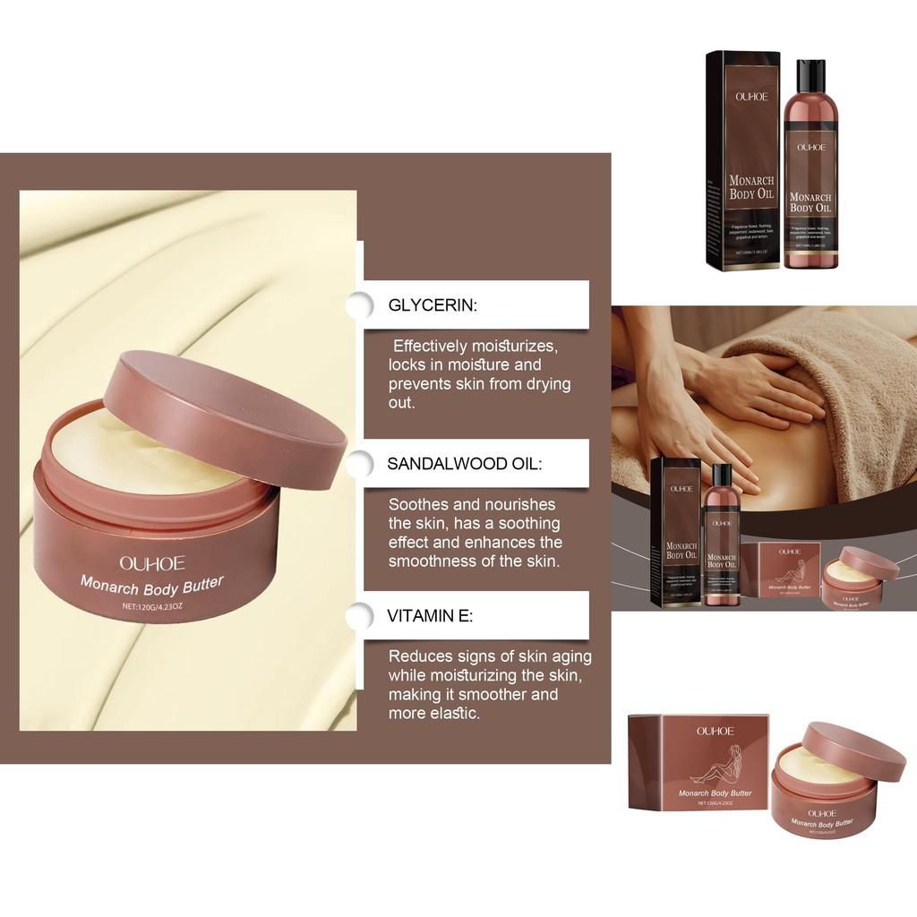 Ouhoe Hydrating Body Care Set Nourishing Moisturizing Cream And Oil For Daily Use