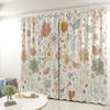Fresh Floral Curtain Cloth Bedroom Living Room Balcony Blackout Curtain Office Hotel Heat Insulation Curtain