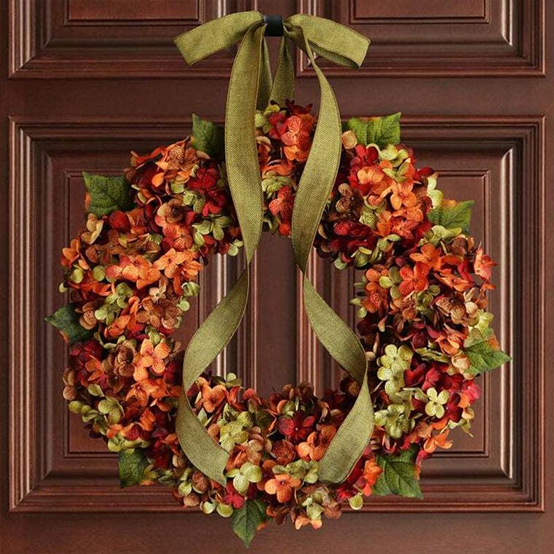 Autumn Artificial Wreath Silk Flower Material Thanksgiving Decorations Exquisite Fall Decorations Home Decoration 30cm