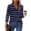 3/4 Sleeve Shirts For Women Tees Blouses Casual Plus Size Basic Tops Pullover Ladies Tunic Blouses