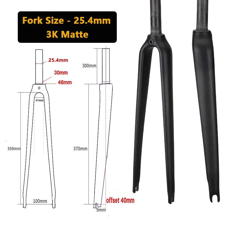 New T1000 Carbon Fibre Fork 700C