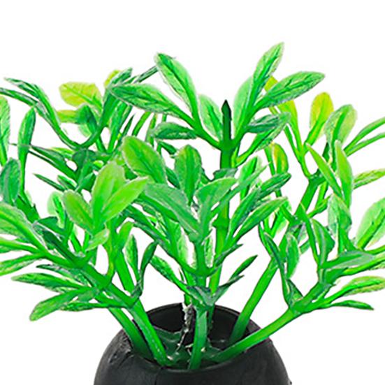 10Pcs Fake Aquatics Plants High Simulation Landscape Eco-friendly Artificial Water Grass Fish Tank Ornaments for Fish Tank Decor