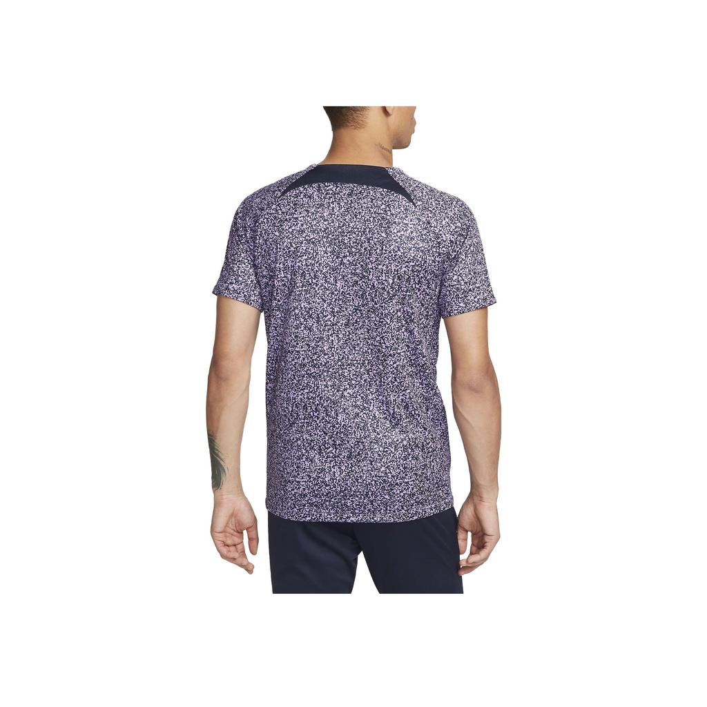 Nike Tottenham Hotspur Academy Pro Logo Print Comfortable Short Sleeve T-Shirt Men Tops Purple DX3622-460