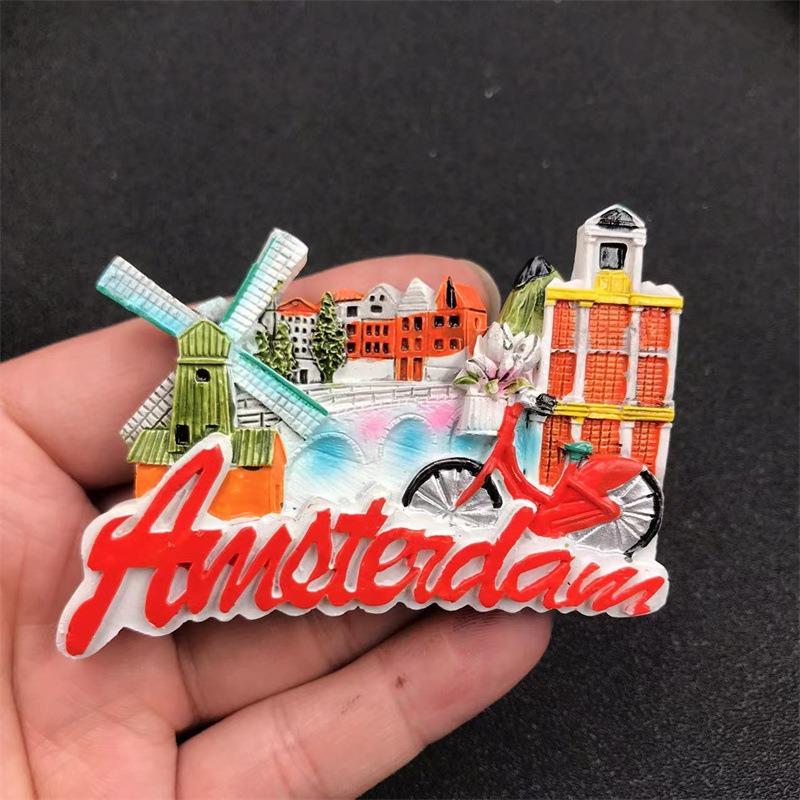 Holland Greece Travelling Souvenirs United States Canada Fridge Magnets Turkey Denmark Russia Fridge Stickers Wedding Gifts