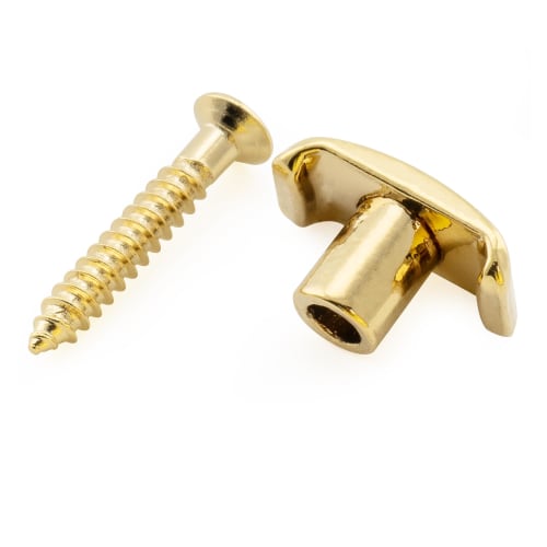 Musiclily Pro Guitar String Retainers/String Guides for Fender American Ultra Electric Guitars, Gold (Set of 2)