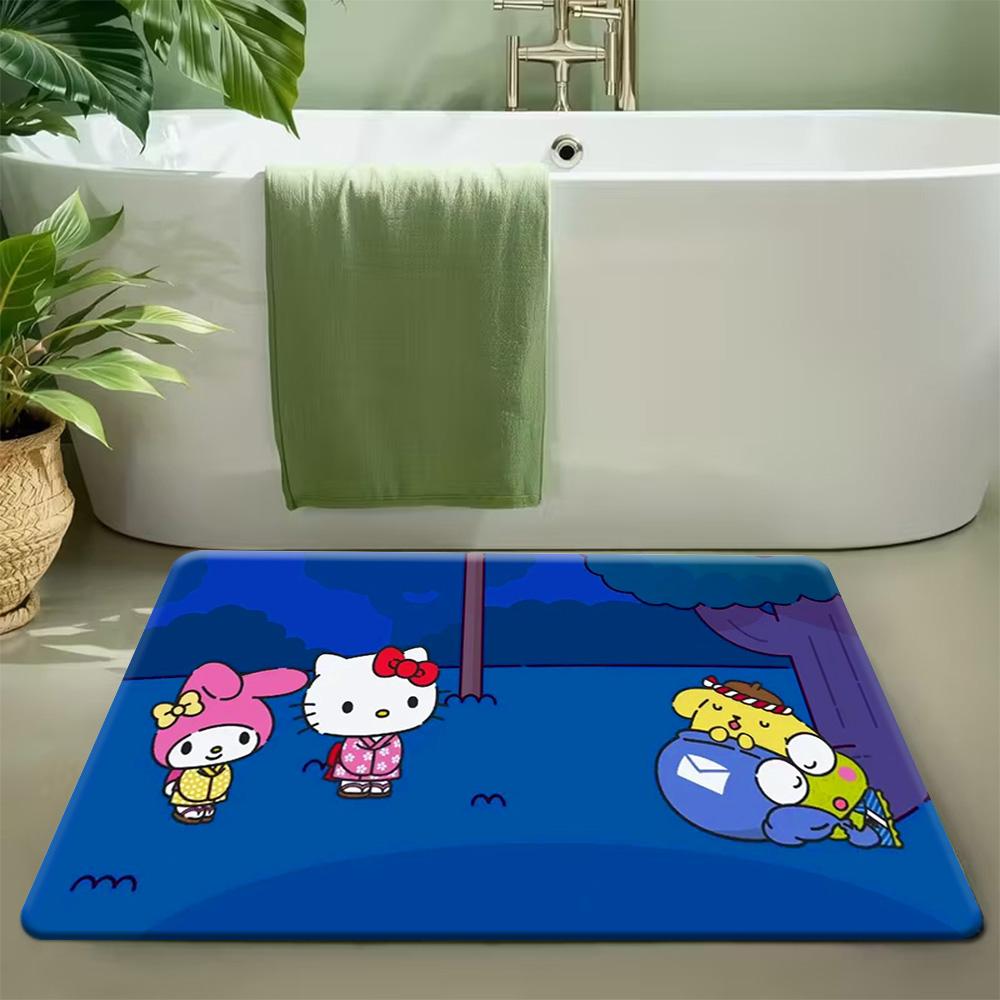 

Hello Kitty Double - Face Rug - Perfect for Bedroom, Nursery, Home Decor, Best for Hello Kitty Lovers, Great Gift Idea 40cm x 60cm