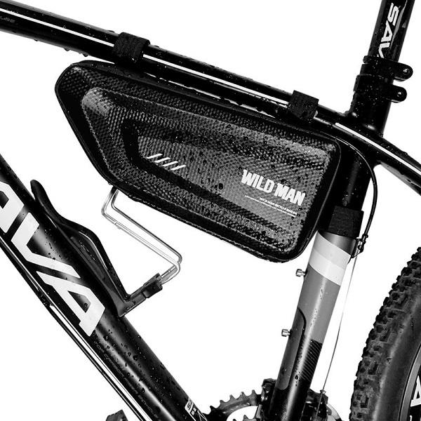 Wildman Etui/Sakwa Na Ramę Roweru L E4   1.5L Uchwyt Rowerowy Czarna/Black