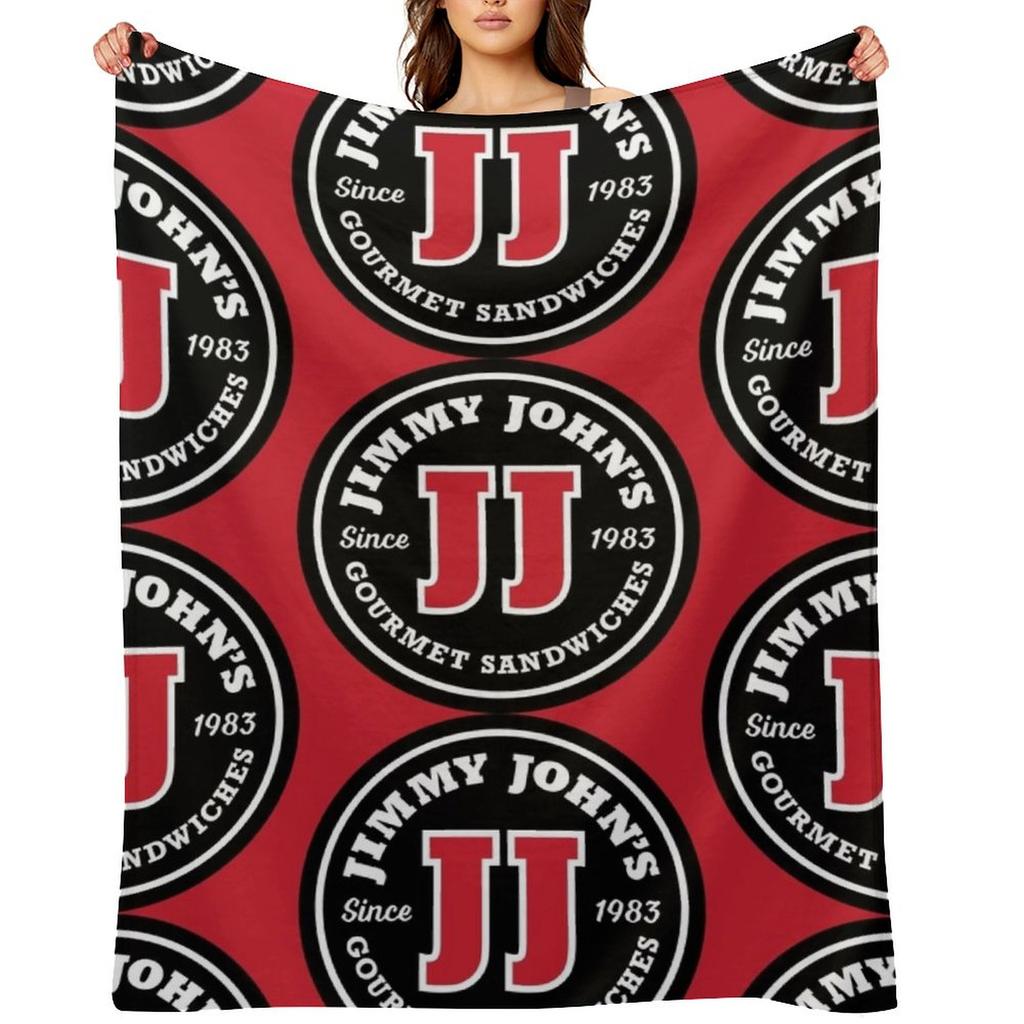 Resto Sandwich Jimmy John's Throw Blanket Travel Sofa Quilt Hair For Sofa Thin Blankets