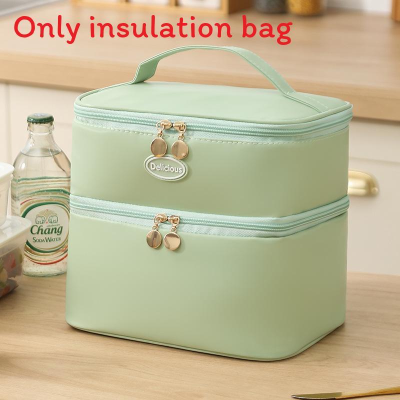 Stylish Pu Insulated Meal Pack With Multiple Compartments For School Work And Outdoor Activities