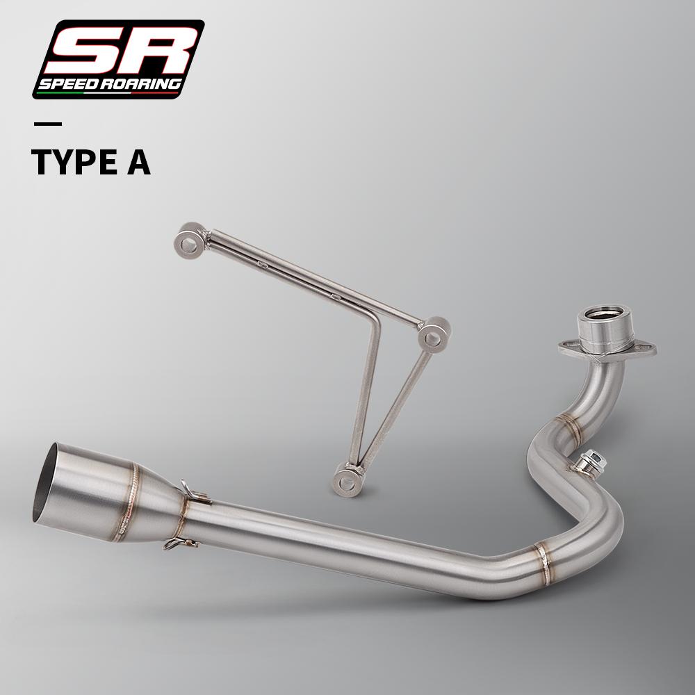 FOR Cyclone RT3 250 Cyclone 300 51mm Slip-On Exhaust Front Manifold Connection Pipe