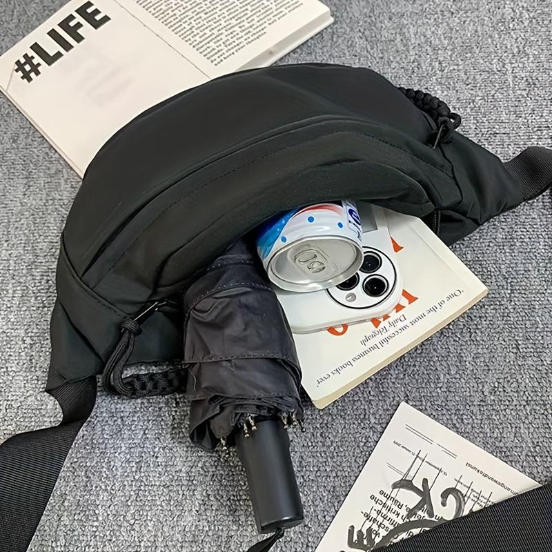Unisex Casual Waist Bag, Trendy Crossbody Bag for Both Men And Women, Sports Chest Bag