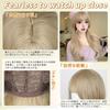 FORCUTEU Full Small Heat Everyday Included Wig, Blonde, Long, Curly, Wavy, Wig, Natural, Fashionable, Face, Resistant, Use, Net/Comb