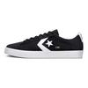 Converse Cons PL Vulc Pro Comfortable and Casual Non-slip and Wear-resistant Lightweight Low-top Board Shoes Unisex Black and White