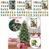 Dinosaur Christmas Countdown Calendar With Acrylic Dinosaur Accessories For Festive Decor