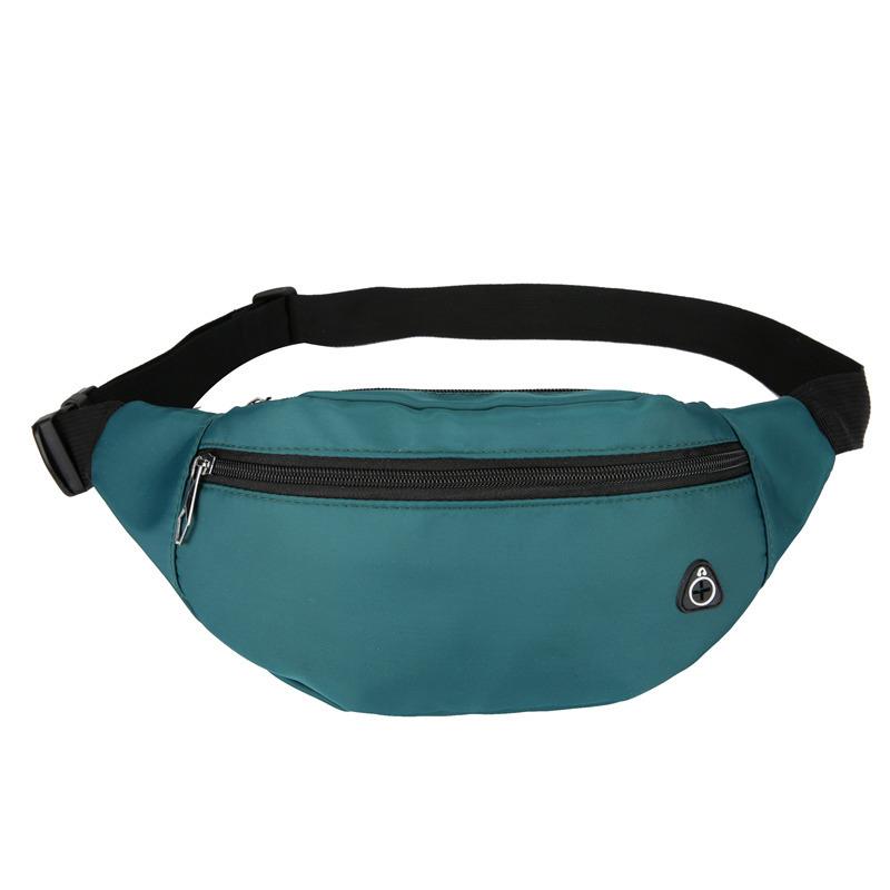 Outdoor Sport Hüfttasche, Herren Einfarbig, Mehrere Fächer, Tragbare Brusttasche zum Radfahren, Kompakt und Tragbar, Handy-Geldbörse, Umhängetasche