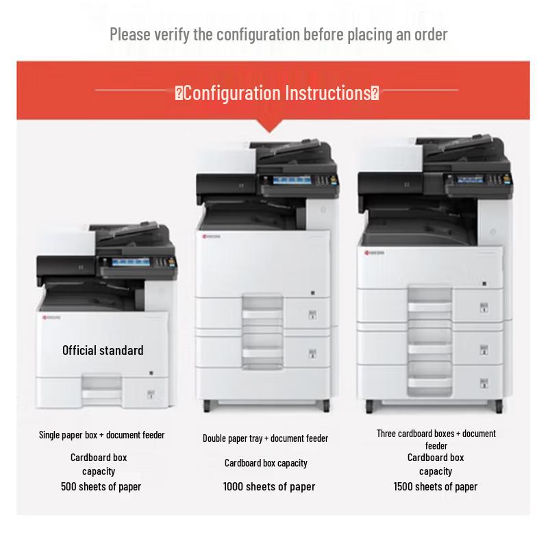 KYOCERA ECOSYS M8124cidn Color Multifunction Printer CN plug (adapter included)