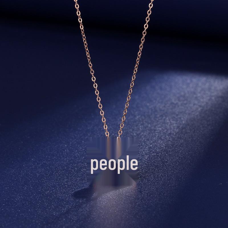 Trendy S925 Sterling Silver Pearl Fishtail Necklace for Women - Natural White Mother-of-Pearl Pendant 925 Silver розового золота