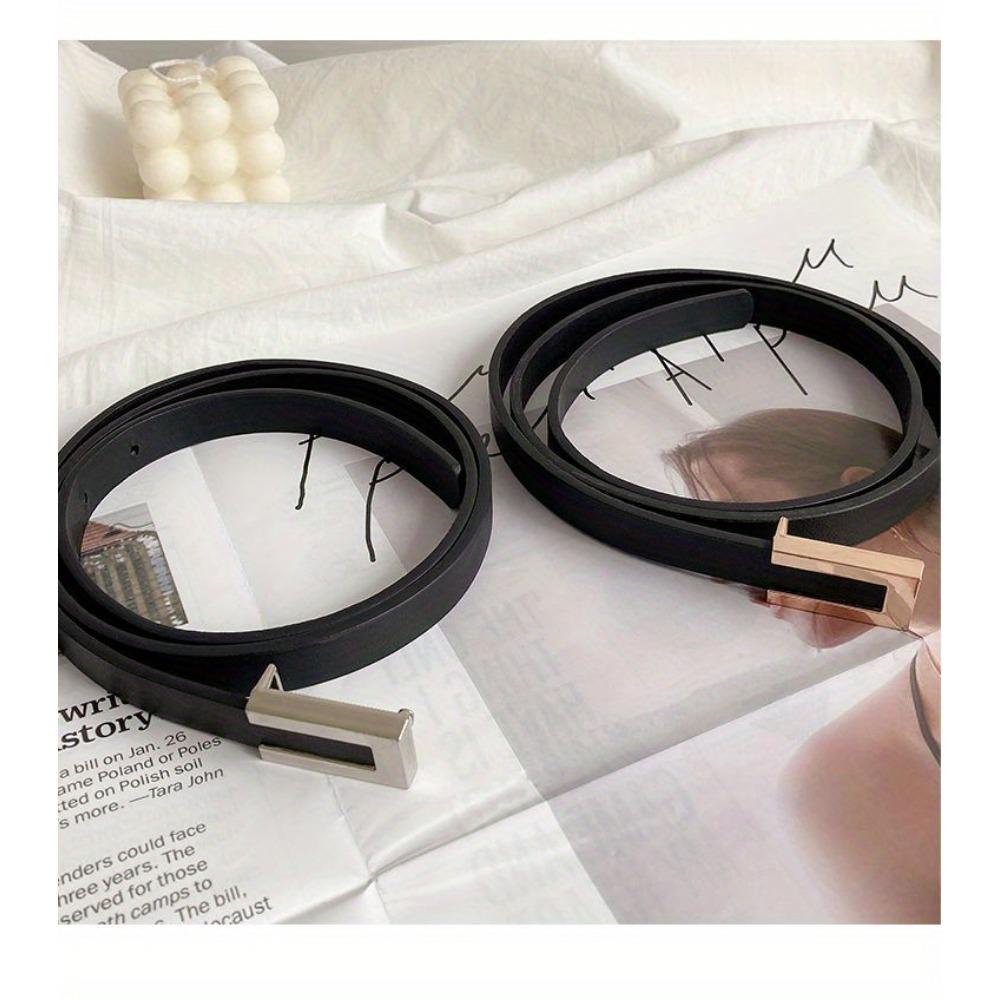 Belt Women's Decorative Waist Decoration Black All-matching Suit Coat Foreign Style Fashionable Retro Small Ins Style Belt