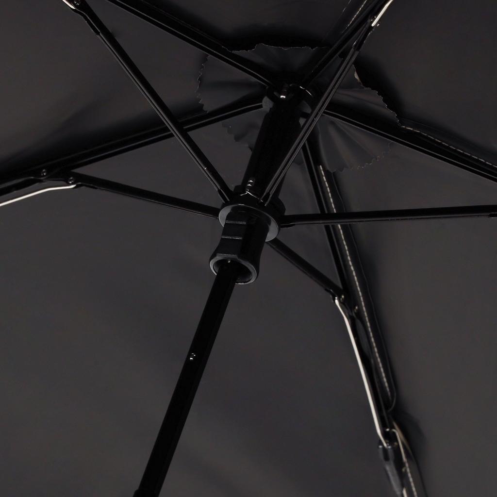 Francfranc Lightweight Solid Folding Beige for Both Sunny and Rainy Umbrella, 50cm, (Suitable Weather)