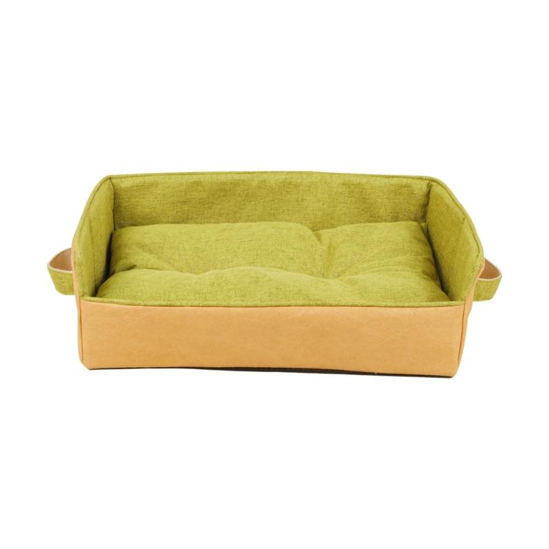 

Pet Bed with Folding Cushion Soft Handle Beautiful Waterproof Dog Basket Dog Sofa Folding Cushion Nest S