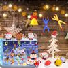 Weihnachts-Adventskalender 24 Tage Überraschungsspielzeug Täglicher Feiertags-Adventskalender Für Kinder Erwachsene Familie Partyzubehör