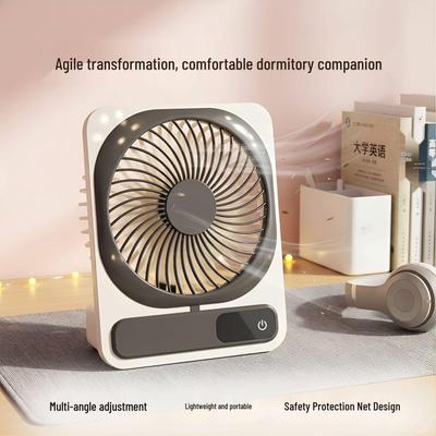 Ultra-thin Wall-mountable High Wind Power Handheld Desktop Fan for Dormitory and Office