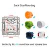 1Pcs PC Panel Modular Sockets And Switches EU French Socket Module  for EU Standard Wall Mount DIY