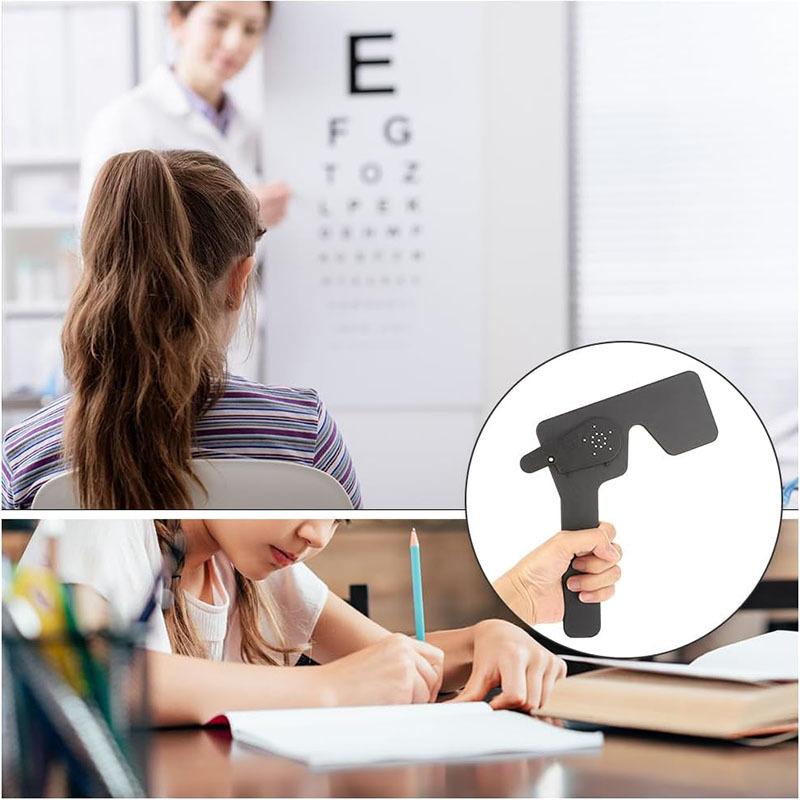 2 Pack Ophthalmic Eye Occluder for Ophthalmologists, Optometrists and Orthoptists Eye Exam Tool (Black)