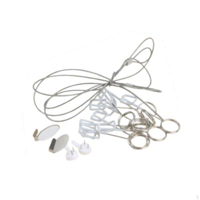 Wall Hanging Photo Display Wire Rope with 12 Clips Memo Hanger for Aesthetic Paintings Rustic