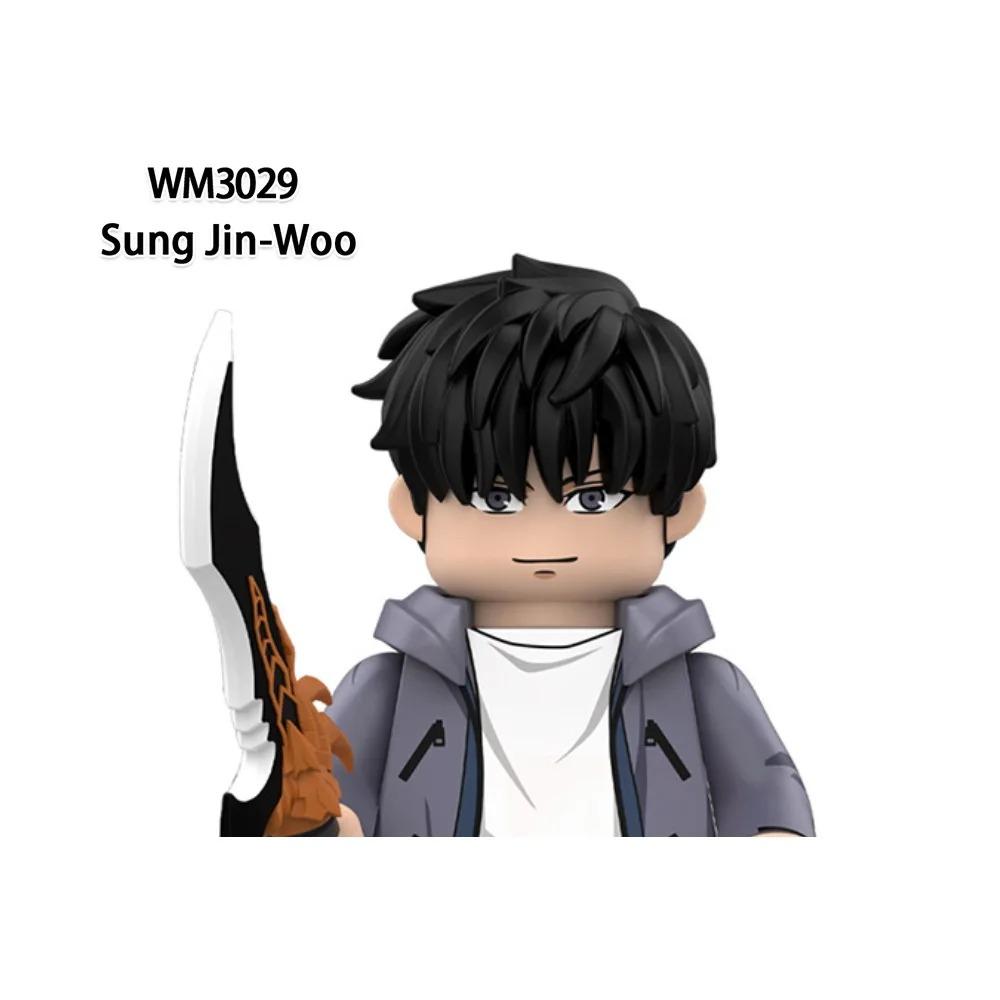 New WM6220 WM6221 Solo Leveling Set Building Blocks Sung Jin Woo Mini Action Figure Toys