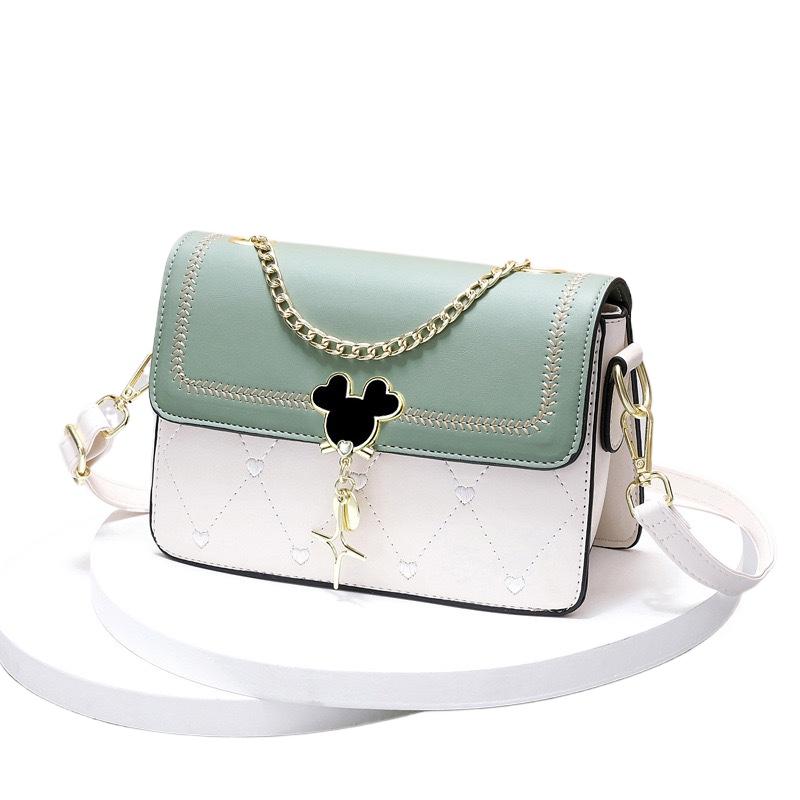 Valentine's Day Women's One Shoulder Small Square Bag Trendy Versatile, Small and Popular Girl Heart Gift Bag