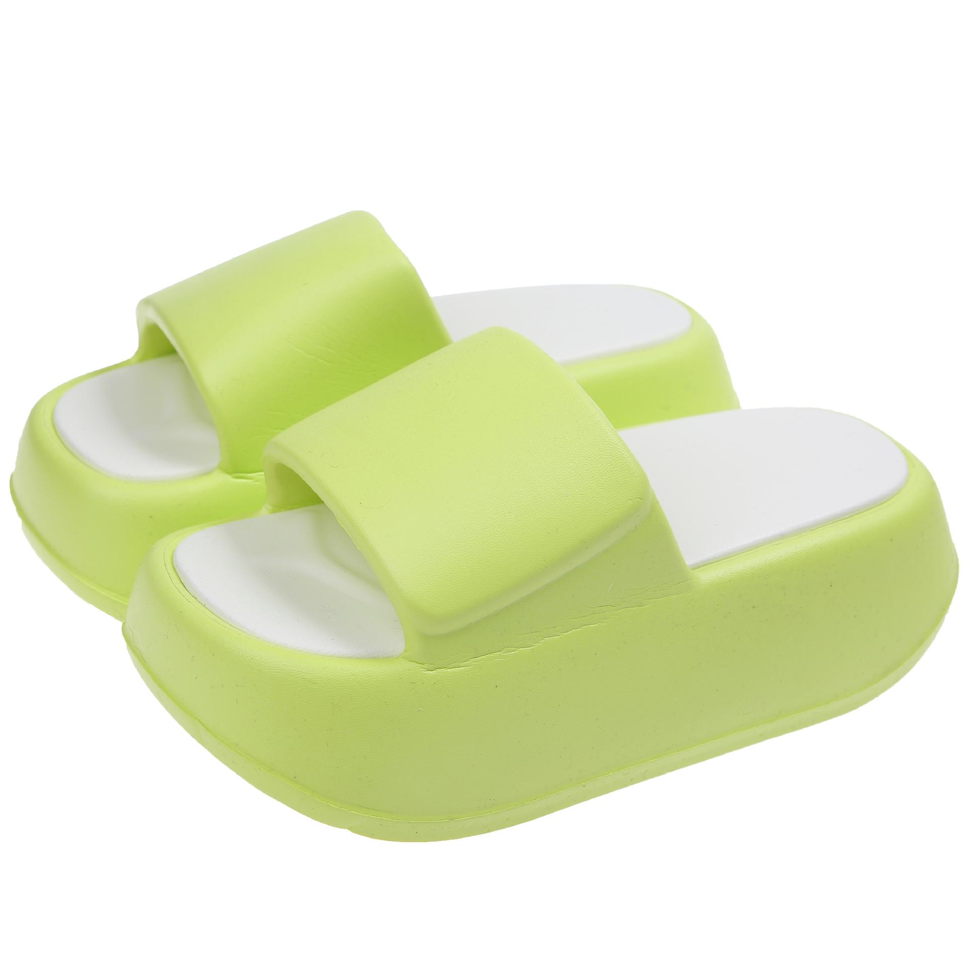 

Высокие тапочки на плоской подошве женские мягкие толстые туфли из ЭВА женские мюли на каблуке 7 см женские уличные тапочки на платформе CN 36-37