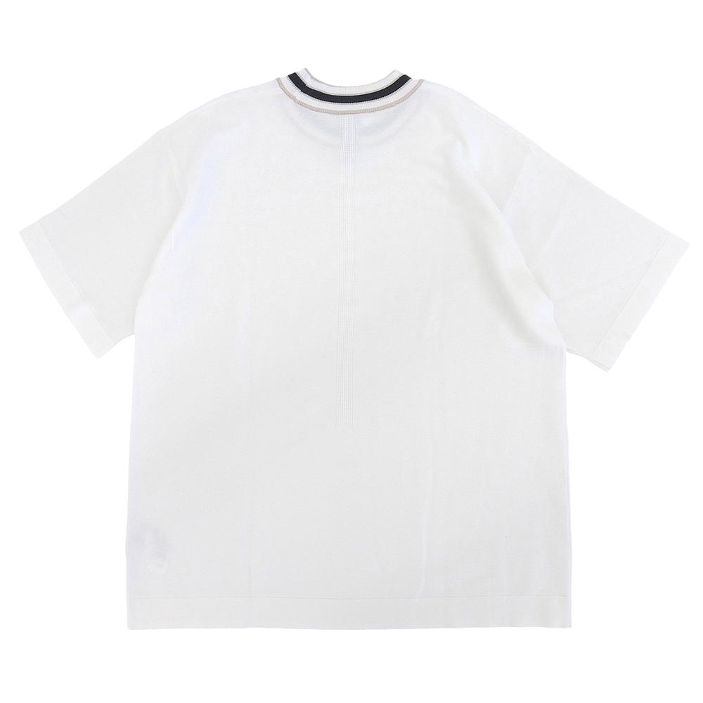 CFCL  Excellent Condition BS GARTER SHORT SLEEVE TEE SHIRT Men's White Size S Tops S whiteUsed