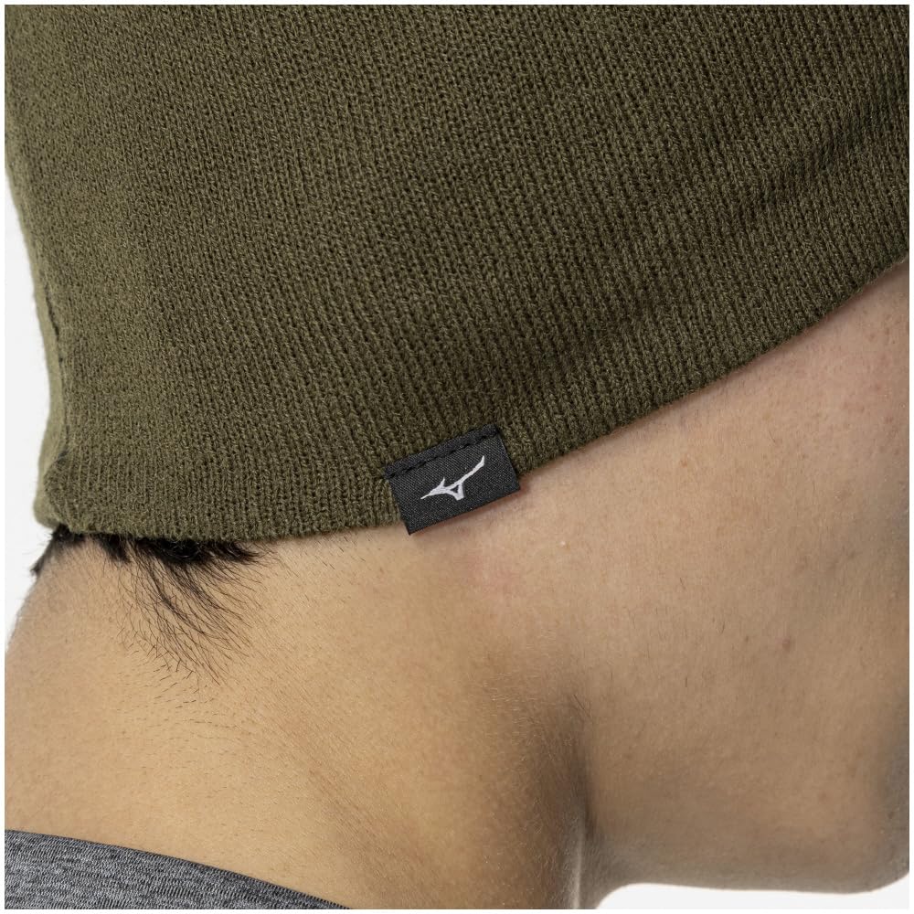 Training Wear Breath Thermo Knit Cap Insulating Adult Size 32JWB504 Dark Khaki - Warm, Moisture-wicking, Heat-generating, - (Head Circumference