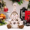 Christmas Telescopic Doll European Style Santa Claus Snowman Elk Hanging Leg Doll Christmas Decoration Supplies