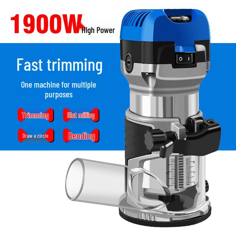 Electric Woodworking Trimmer & Engraving Router with Bakelite Base
