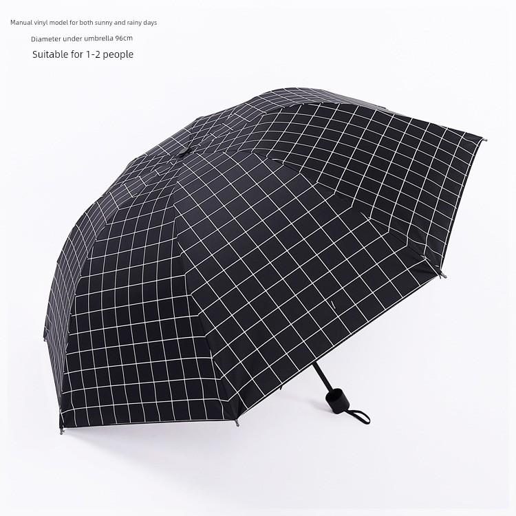 Sun Umbrella for Women, Compact and Portable, Dual-Use for Sun and Rain, Capsule Style, Fresh Design, Black Coating Sunshade Umbrella
