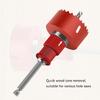 Universal Hex Handle Arbor with Quick Release Mechanism Suitable for 38mm+ Bi Metal&Pipe Cutter High Efficiency Drilling