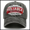 Baseball English CA970 [White Fang] Hat, Cap, Letters, Brim, Stylish, Fashionable, Cool, Men's, Women's, (Black)