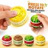PP Fruit Spinner Toy Press and Rotate 3D Printed Fidget Toy  Leisure Entertainment