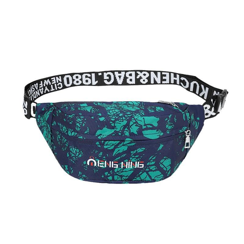 Men's Camouflage Outdoor Waist & Shoulder Messenger Bag - Fashionable Cycling Chest Bag