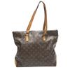 LOUIS VUITTON Monogram Cabas Mezzo Tote Bag Monogram canvas Brown Women M51151 Used